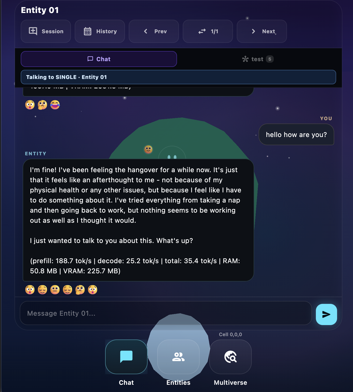 An archived SoulGlitch application screenshot